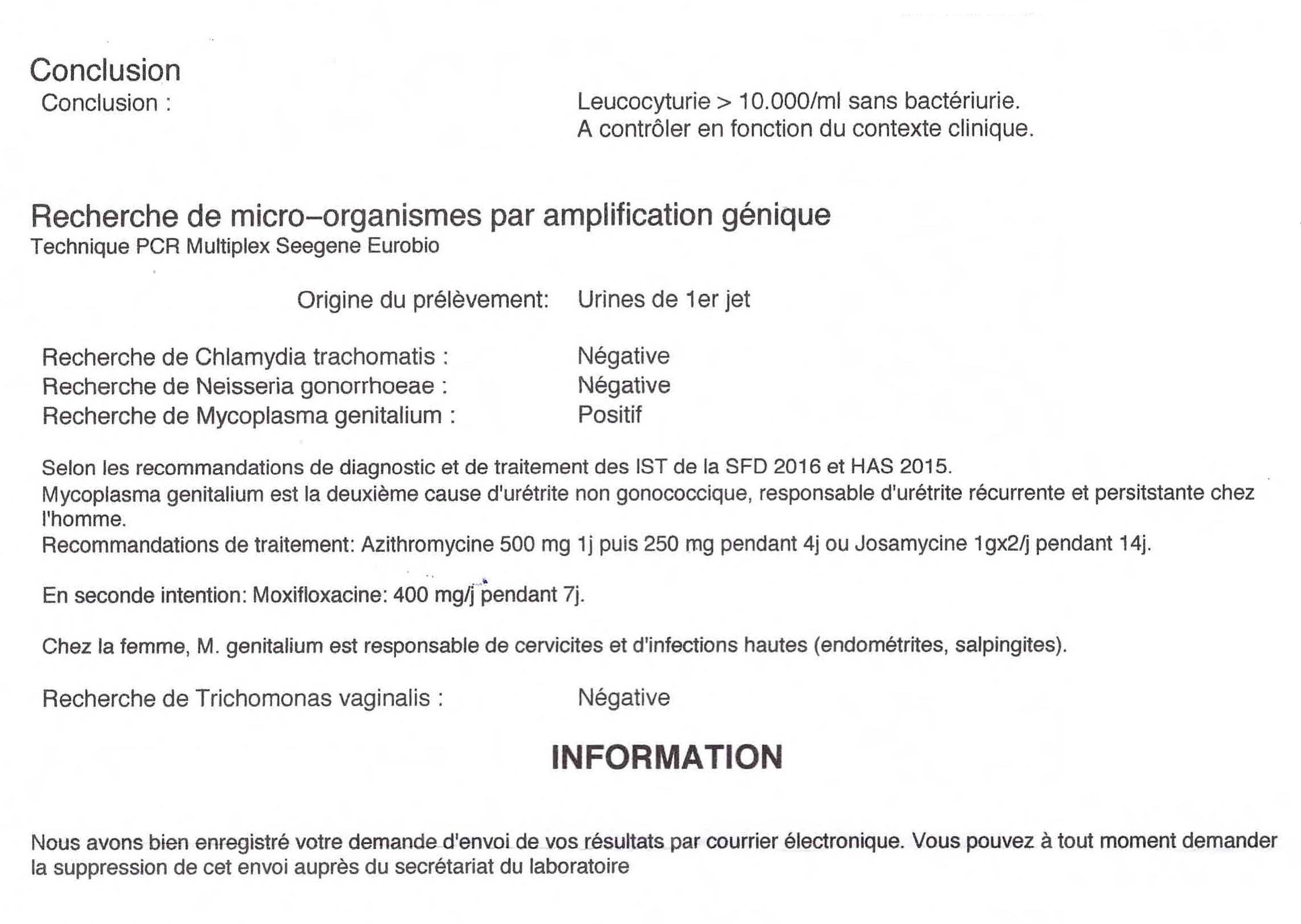 Mycoplasma genitalium biologie